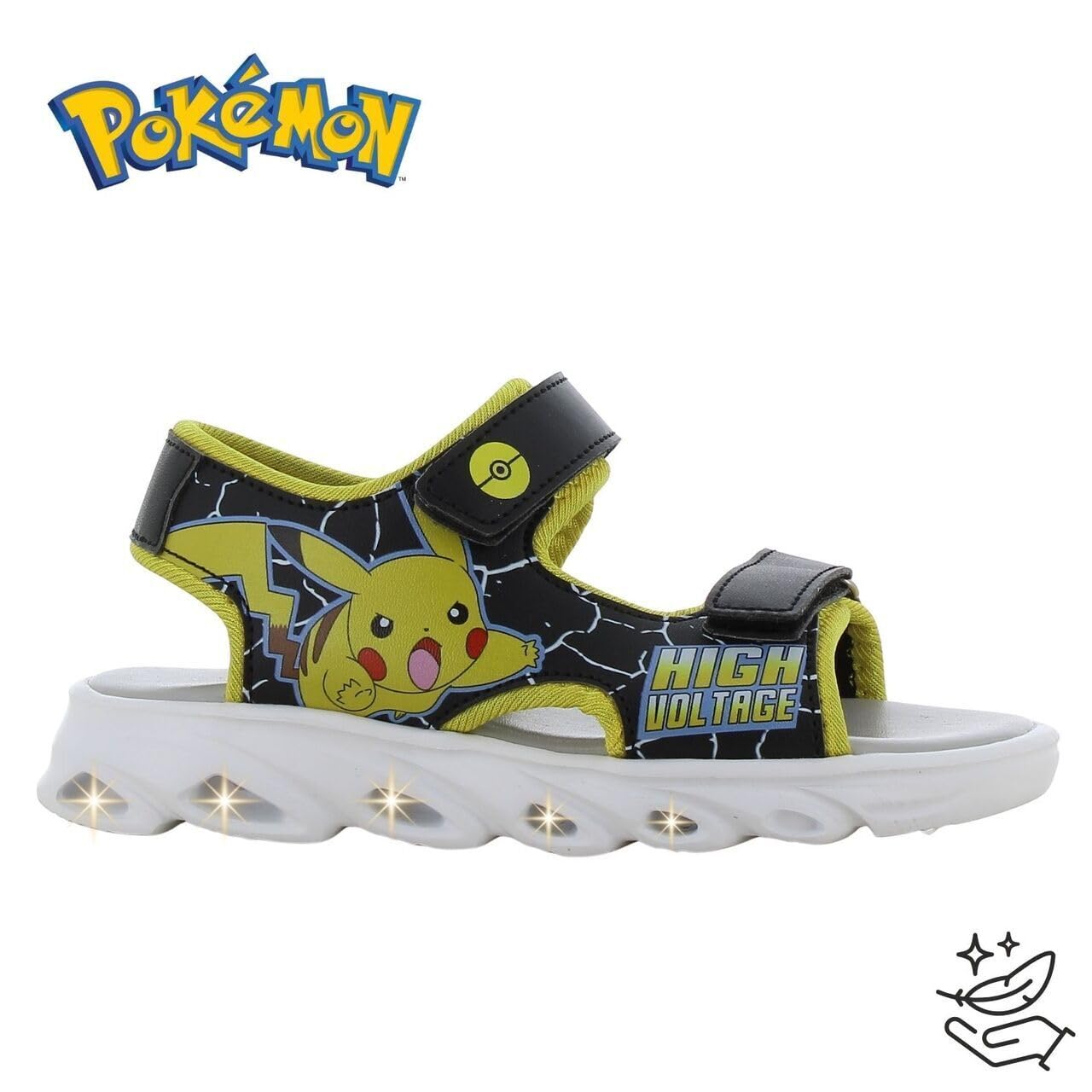 Leomil Pokémon Sandalias niños Sandalias Pikachu, Zapatos de verano para niños