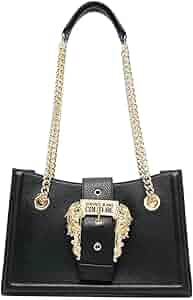 VERSACE JEANS COUTURE women shoulder bag black: Handbags: Amazon.com VERSACE JEANS COUTURE women shoulder bag black: Handbags: Amazon.com