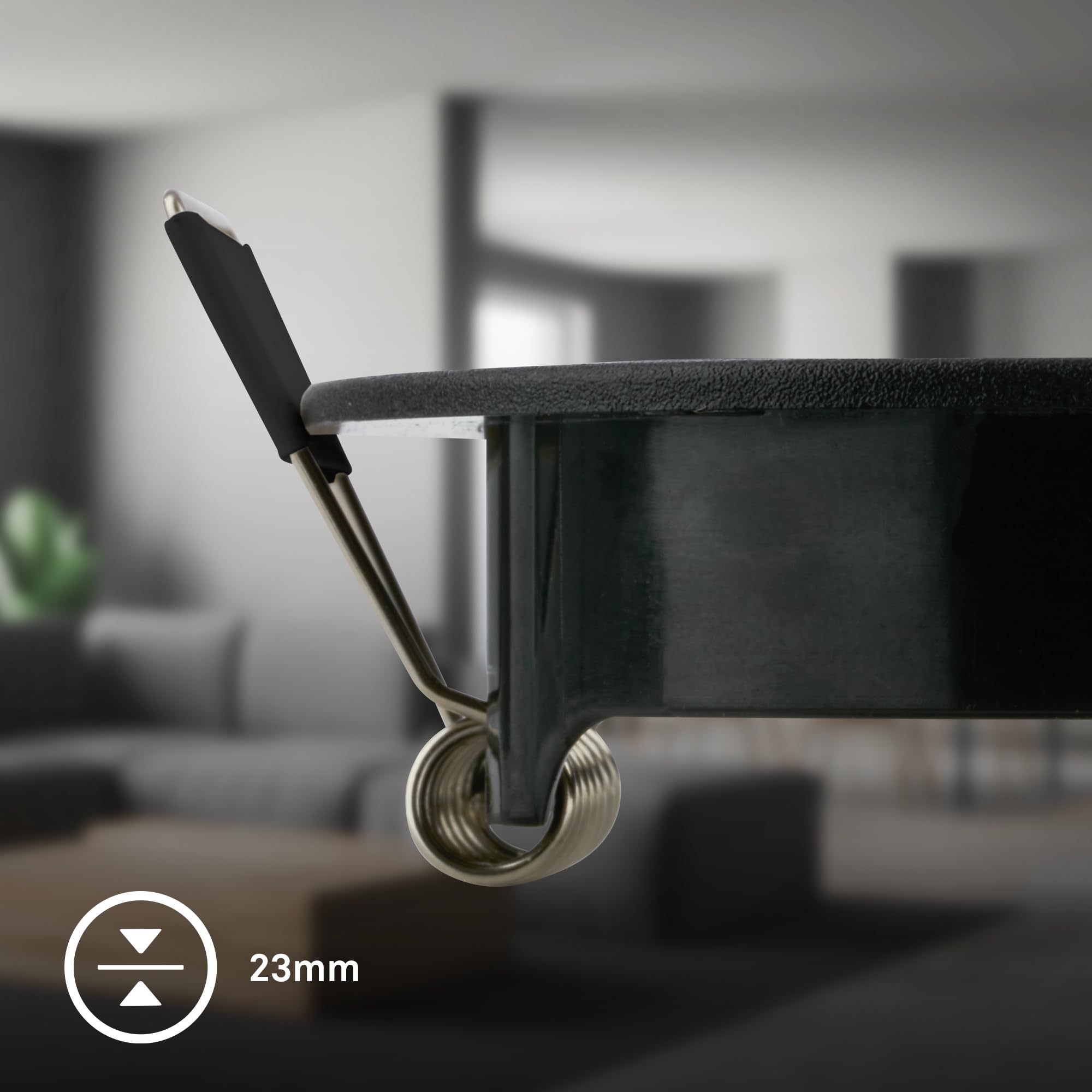 Set De 3 Spots LED Encastrables 230V Plats, Orientables, GU10, Max. 7W