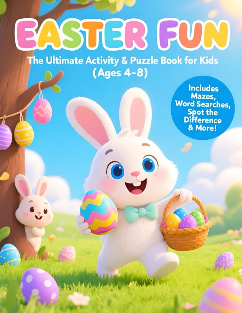 EASTER FUN - The Ultimate Activity & Puzzle Book for Kids (Ages 4-8)