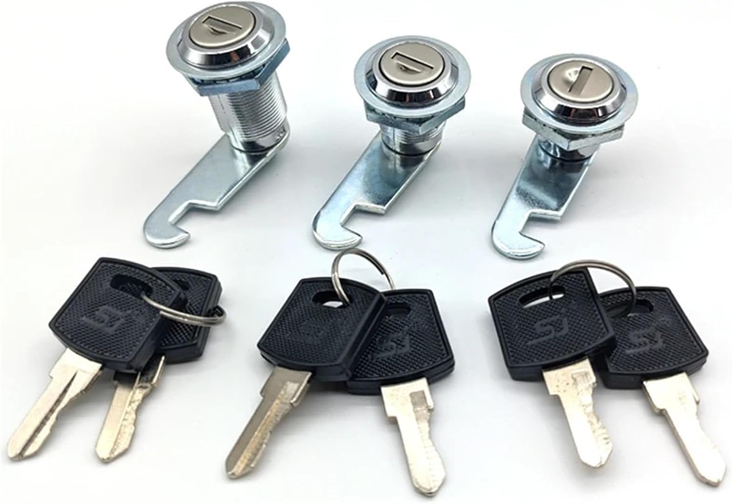 Cam Lock with Water Proof 16 20 30mm for Outdoor Mailbox File Cabinet Tool Box Locker Furniture Hardware MX06 1Pcs(Key Aliked 30mm)