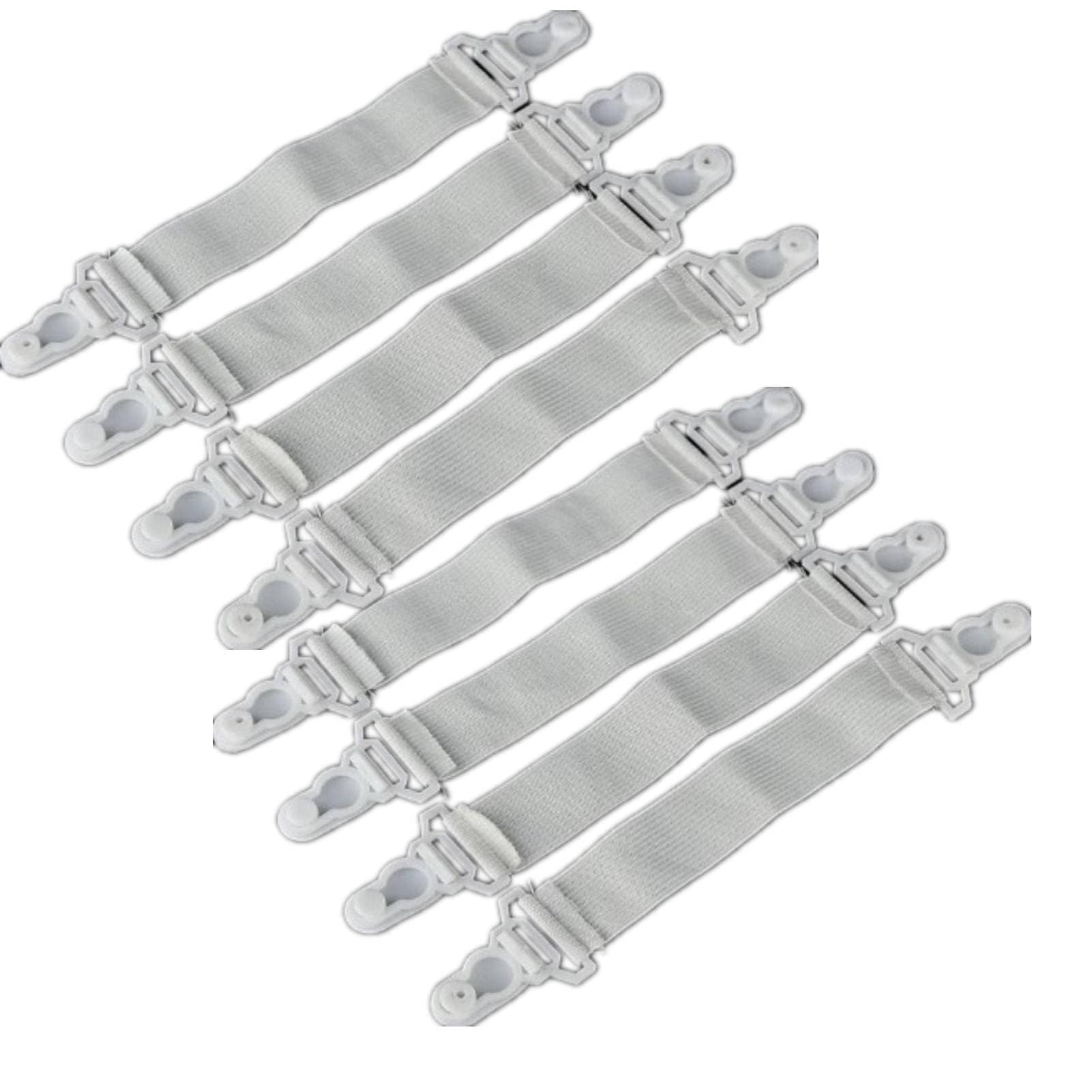 Bed Sheet Holder Straps, 8 Pcs Household Bed Sheet Mattress Fasteners Bed Sheet Holder Straps Sheet Stays Keepers Bedsheet Holders Fasteners