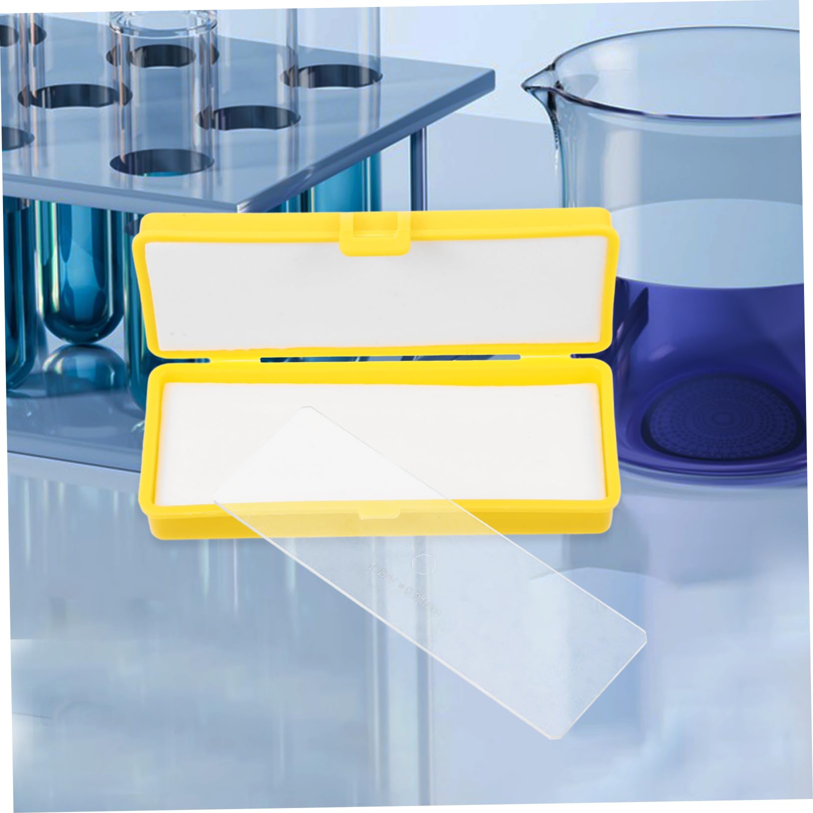 CIYODO Microscope Calibration Slide Ruler Stage Slide Ruler Micrometer for Objective Easy to Carry