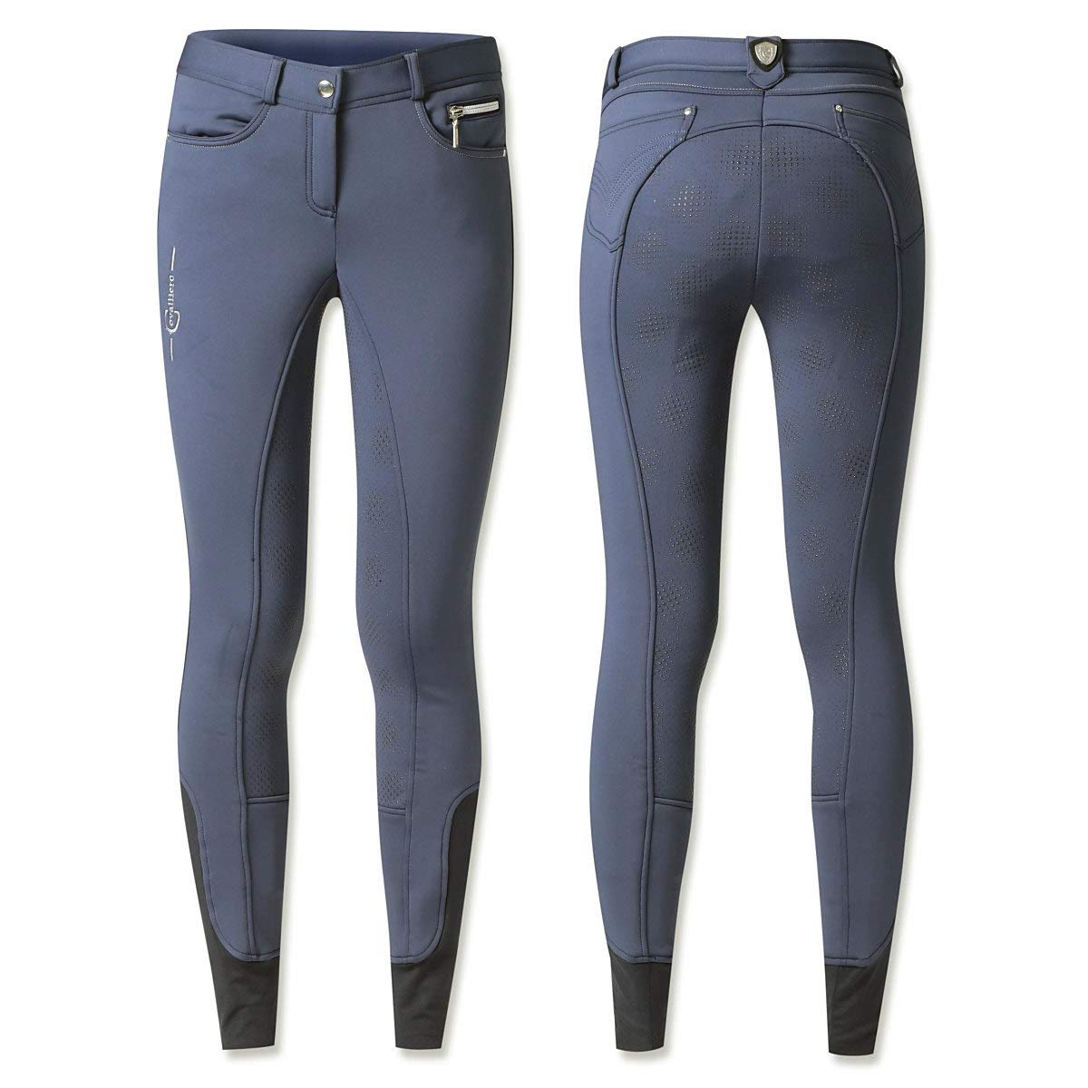 Kerbl Covalliero Damen Softshell Reithose Morzine, blau