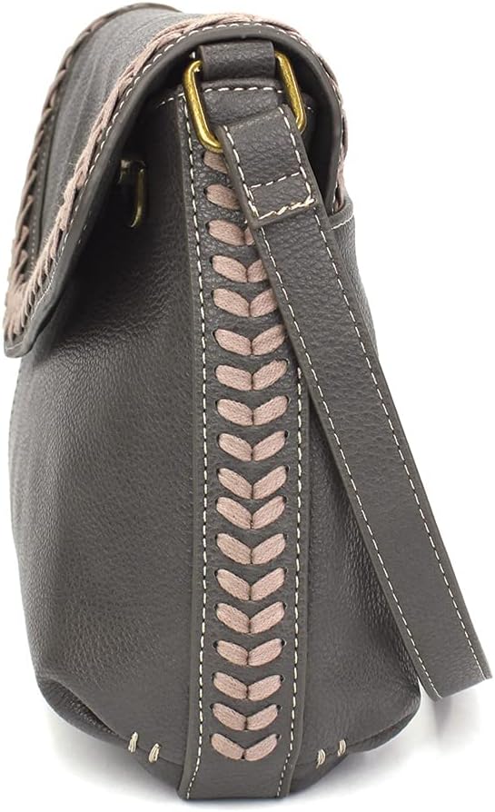 CHALA Braided Boho Crossbody - Charms Cross+FAITH - Ink