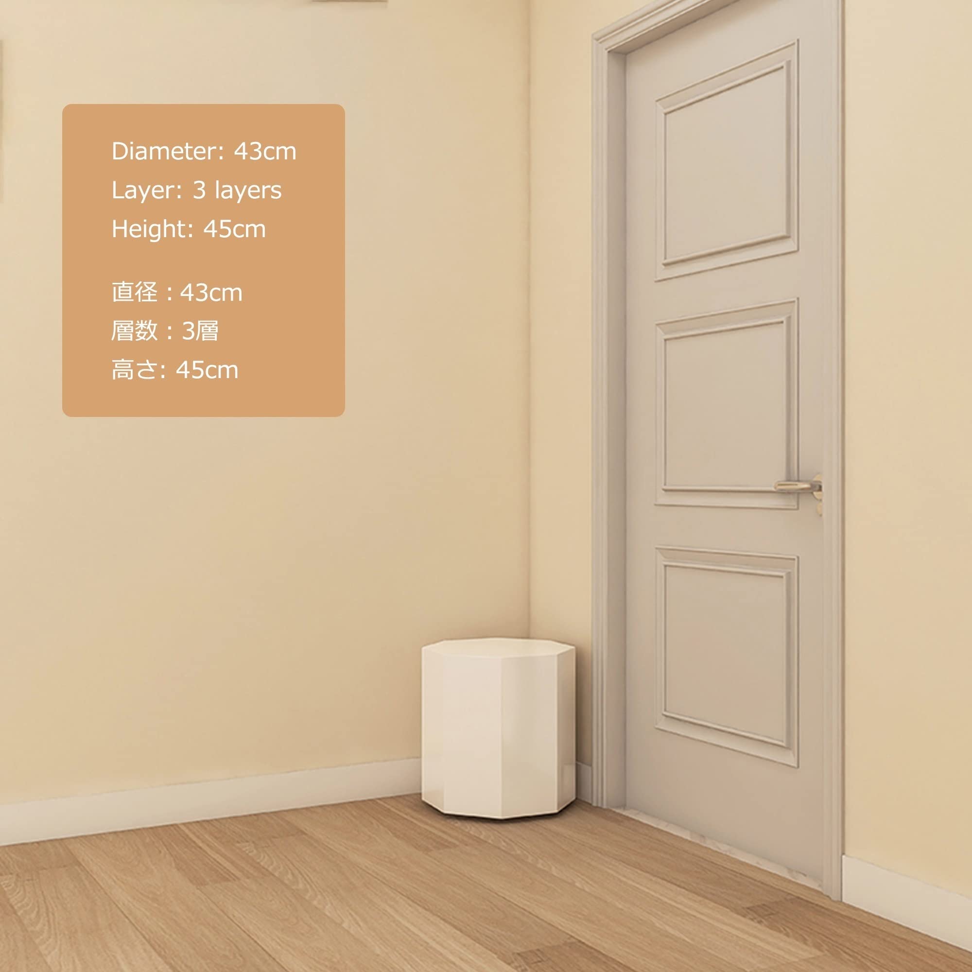 Zapatero giratorio octogonal – Elegante soporte de metal independiente Lazy Susan que ahorra espacio de almacenamiento para espacios pequeños, diseño moderno para organización del hogar y fácil acceso