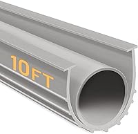 Vista 29 de Kit de sellos de puerta de garaje inferior de goma impermeable, tira de sellado, universal, resistente a la intemperie, para sellado de umbral