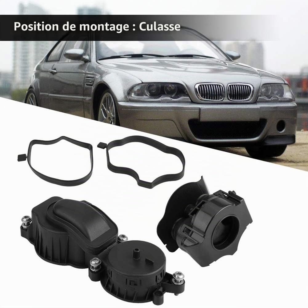Soupape de Reniflard Séparateur d'Huile de Carter, Remplacement 11127799225 pour E46 E60 E61 E65 E66 X3