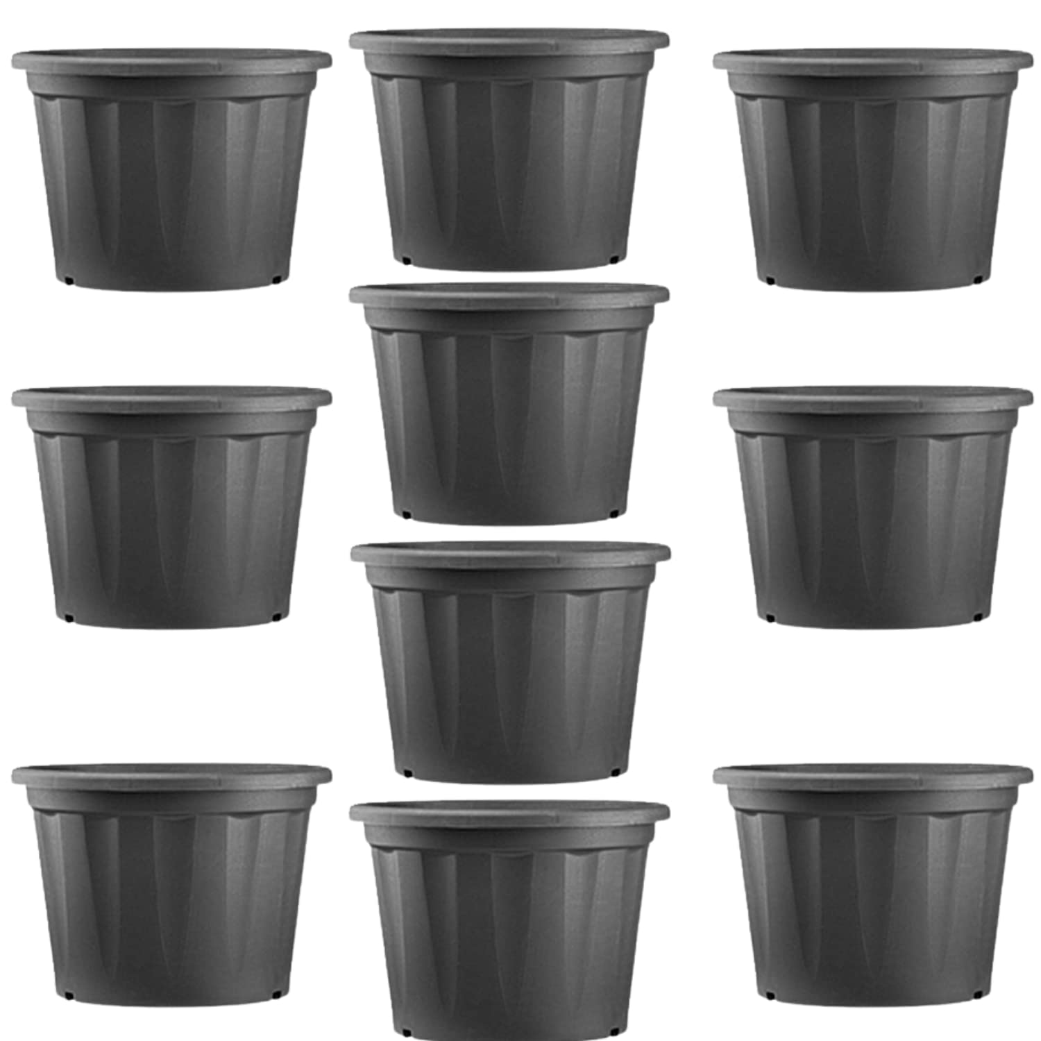 Hug A Plant |Emart Plastic Plant Pot/Planter Pots(Black,5Inch,Pack of 10) (B0B9YPRPG7) Amazon Price History, Amazon Price Tracker