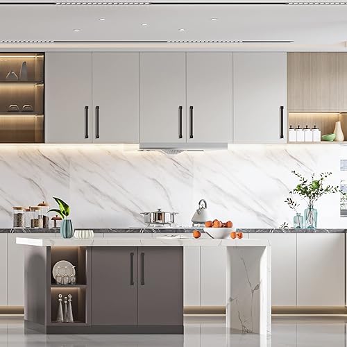 Vista 33 de Asidrama 10 Pack 7.5 Inch(192mm) Brushed Brass Cabinet pulls Kitchen Cabinet Handles, Cabinet Pulls Kitchen Cabinet Hardware for Cupboard Drawer