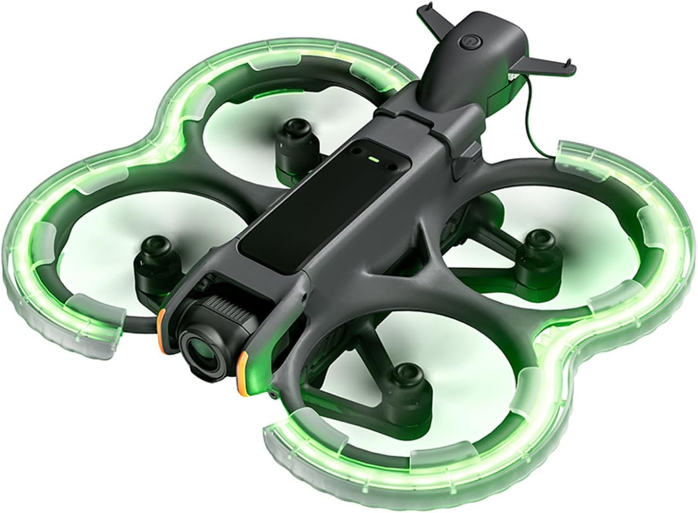 Drone Propeller Guard Bumper Ring for DJI Avata 2, Anti-collision TPU Illuminated Bumper Bar Protection Guard With LED Light Compatible for DJI Avata 2 Drone Accessories