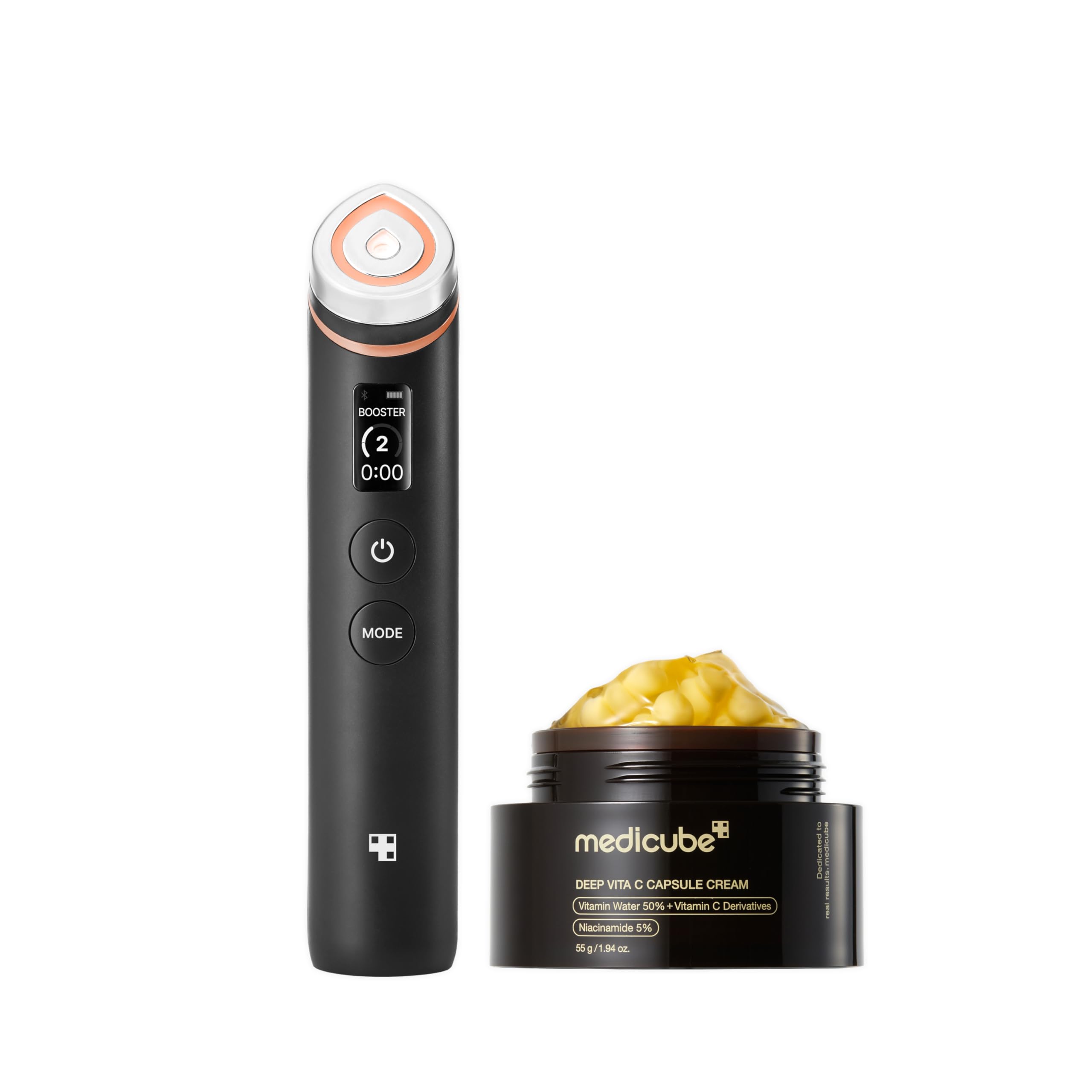 medicube K-Viral Duo for Uneven Skin Tone: Age-R Booster Pro Black