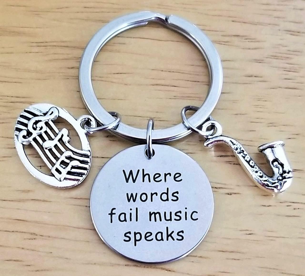 Saxophone Keychain Music Note Musical Instrument Kenya Ubuy