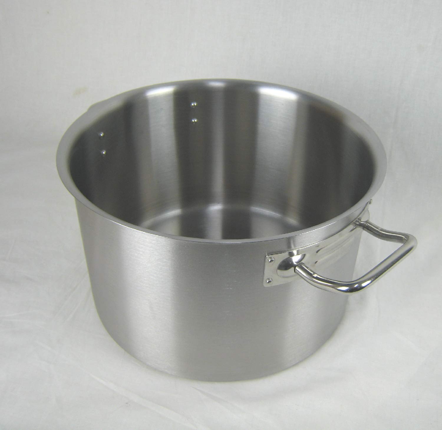 airbrush-city Kochtopf Gastrotopf Topf 14 Liter Edelstahl mit Deckel Großküche Gastronomie