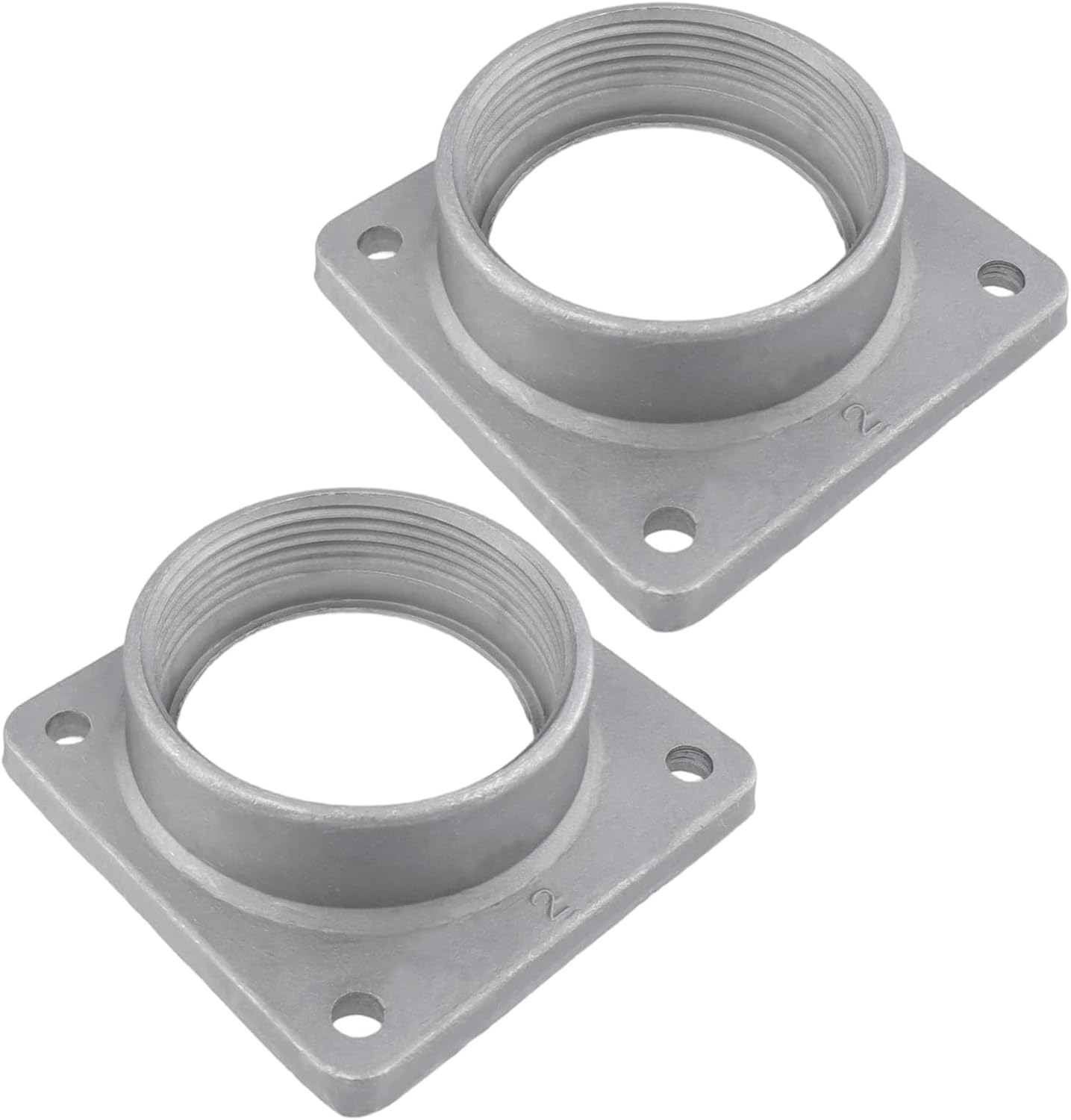 2 Inch 200 Amp Aluminum Electrical Meter Sockets for Cutler Hammer Type Electric Meter Box and Electrical Conduit Fittings with Screws, 2 Packs