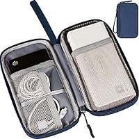 Vista 6 de Bolsa Organizadora de Cables Electrónicos, Estuche Portátil de Accesorios Electrónicos para Cables, Cargadores, Teléfonos, USB, Tarjetas SD
