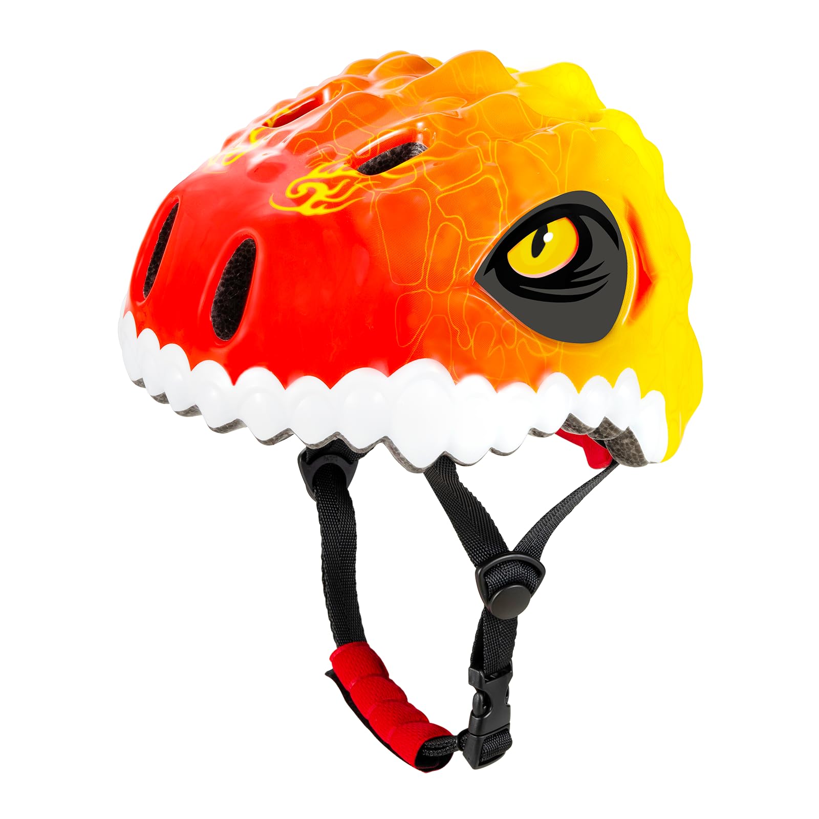 Casco Bici Bambini Favoto - Leggero 230g, Regolabile 50-54cm | Design Dinosauro Traspirante - Foto 2