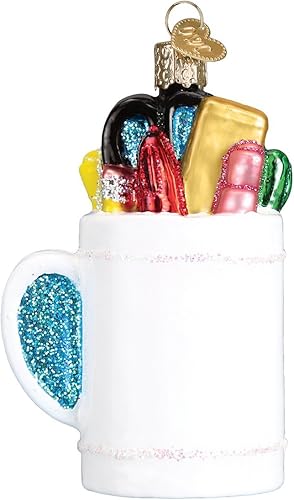 Miniatura 3 de Old World Adornos de navidad Adornos de vidrio soplado para árbol de Navidad para regalar a maestros