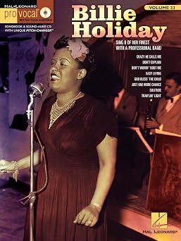 Billie Holiday Pro Vocal Womens Edition Volume 33