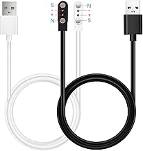 Compatible for ROHS Smart Watch Charger, 2 Pin/2-Pack [Model A + Model B, One fit] 2.8mm Magnetic USB Charging Cable for Smart Watches with ROHS/CE Certification