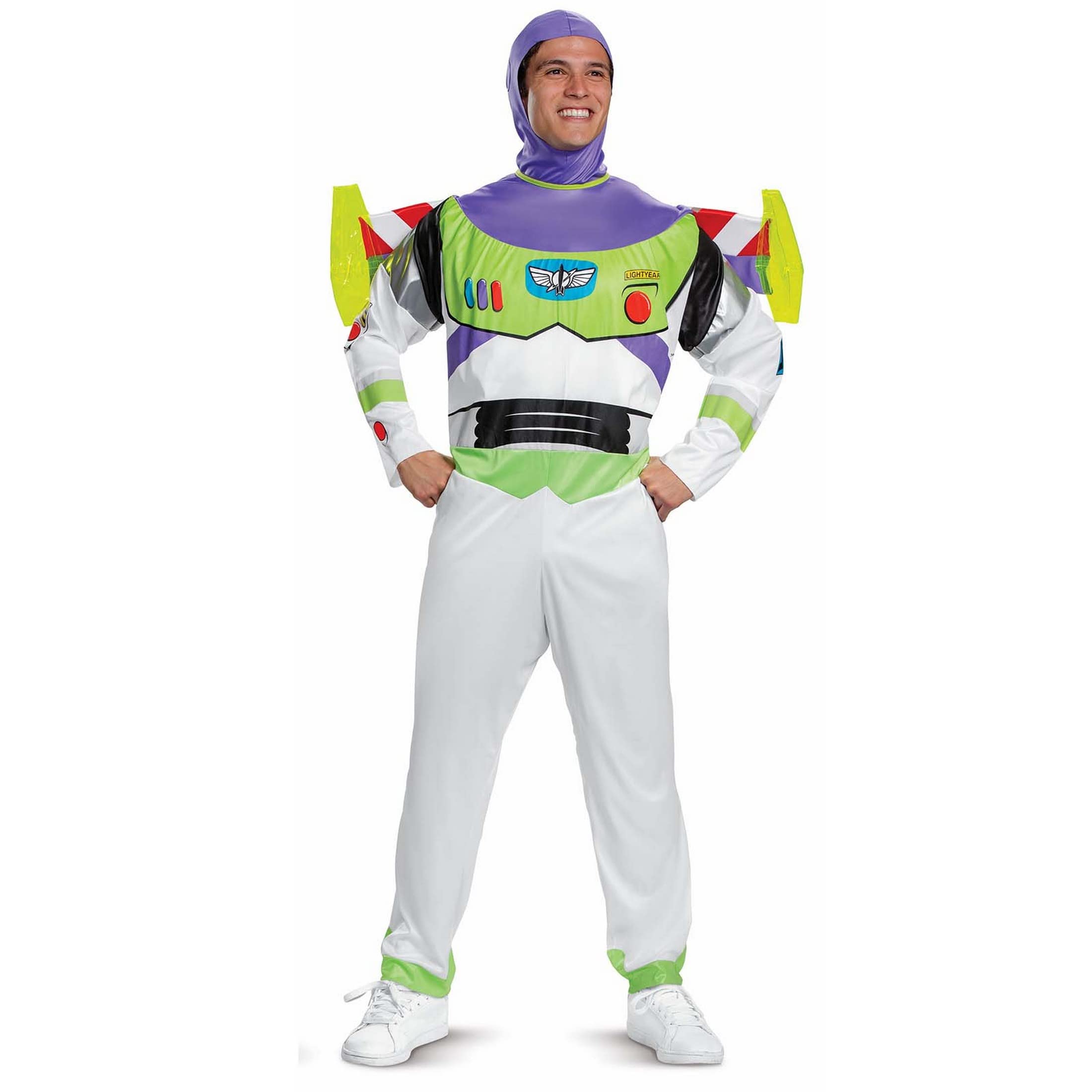 Disguise Disney Oficial - Disfraz Buzz Lightyear Adulto, Toy Story Disfraz Adulto, Disfraz Adulto Disney, Disfraz Astronauta Adulto, Disfraz Carnaval Adulto Talla XXL
