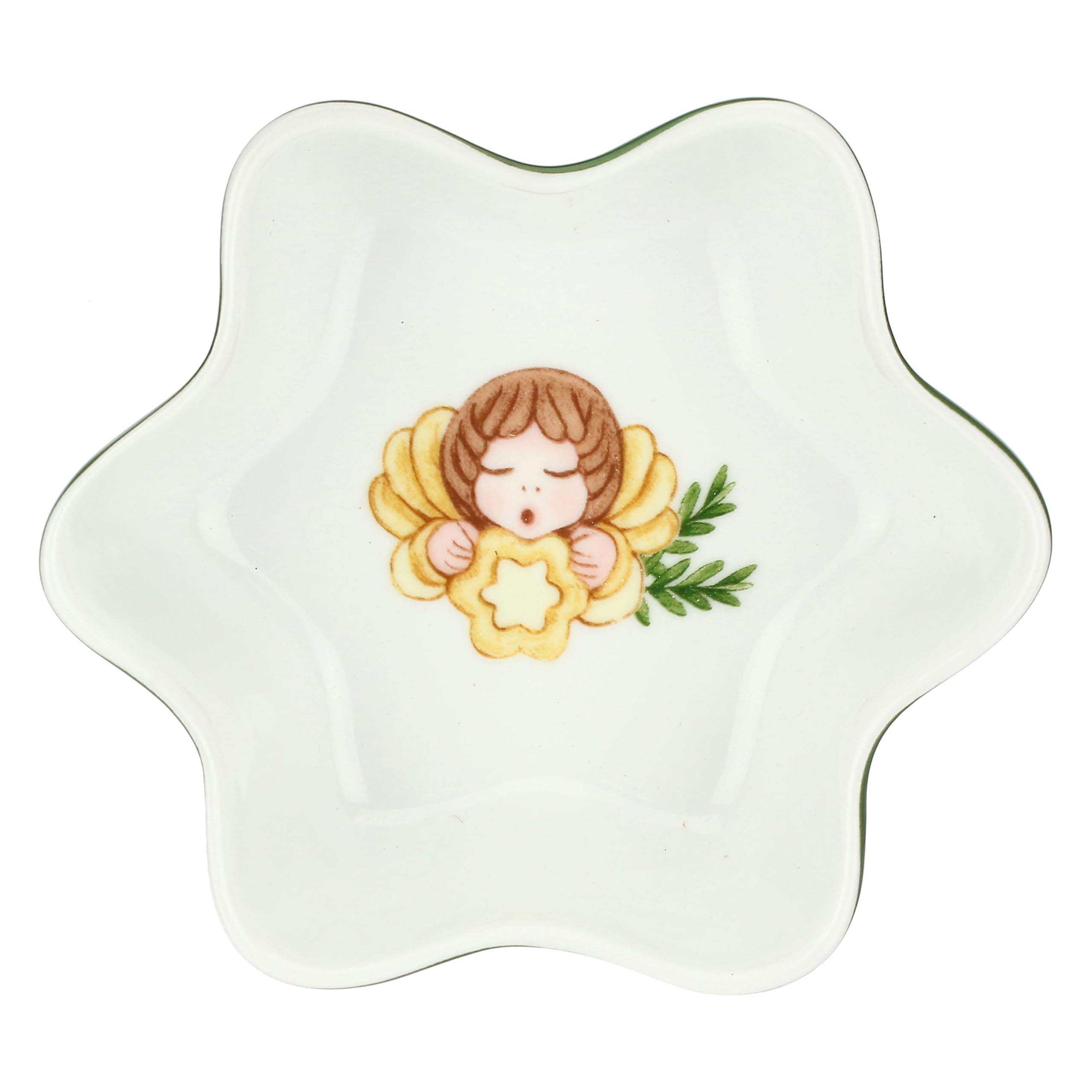 THUN - Small Porcelain Star Bowl, Diameter 13 cm, Christmas Surprises Collection