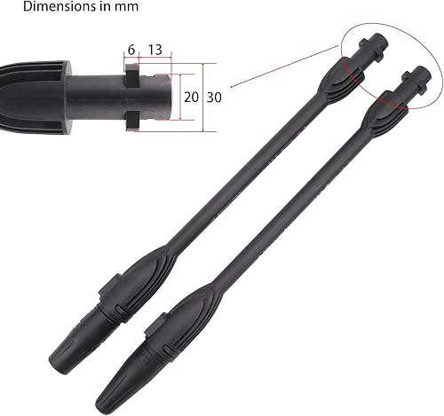 Miniatura 5 de Varita de chorro de agua de alta presión y varita giratoria, boquilla de repuesto para pistola rociadora de hidrolimpiadora, compatible con