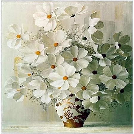 Amazon ウィスアイランド Wizisland クロス ステッチ 花 フラワー コスモス 刺繍 キット セット インテリア 図柄印刷済み フラワー 花 刺しゅうキット 通販