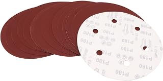 15 Pcs 180 Grit Sanding Discs 9 Inch, Aluminum Oxide Sanding Pads Hook and Loop Sanding Discs, Round Sandpaper for Drywall Sander