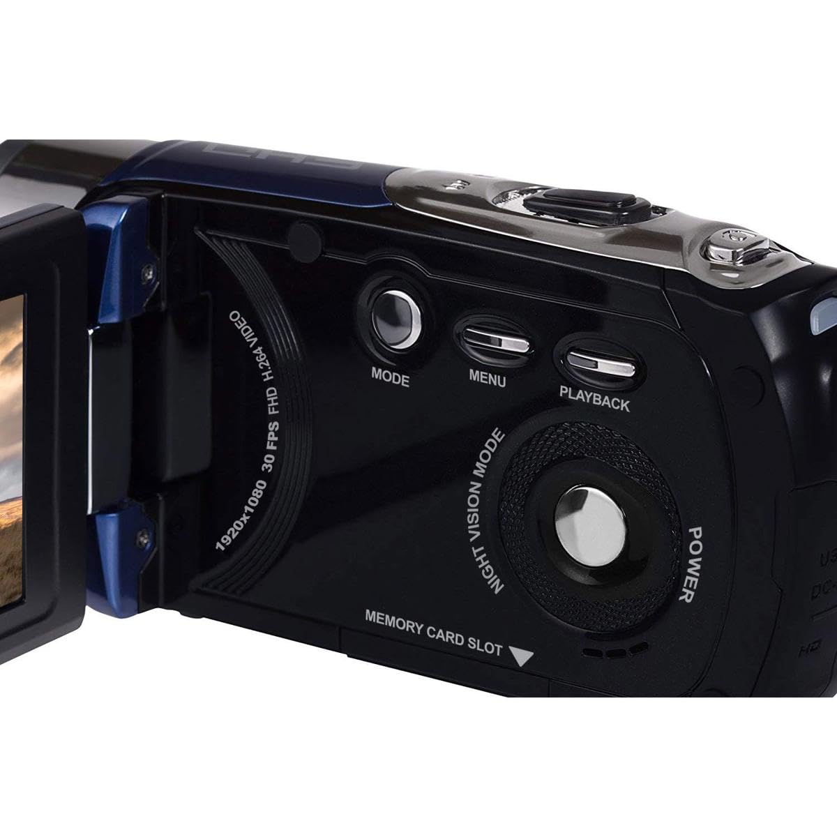 Amazon | Minolta (ミノルタ) ビデオカメラ – 1080pフルHDビデオ、24MP