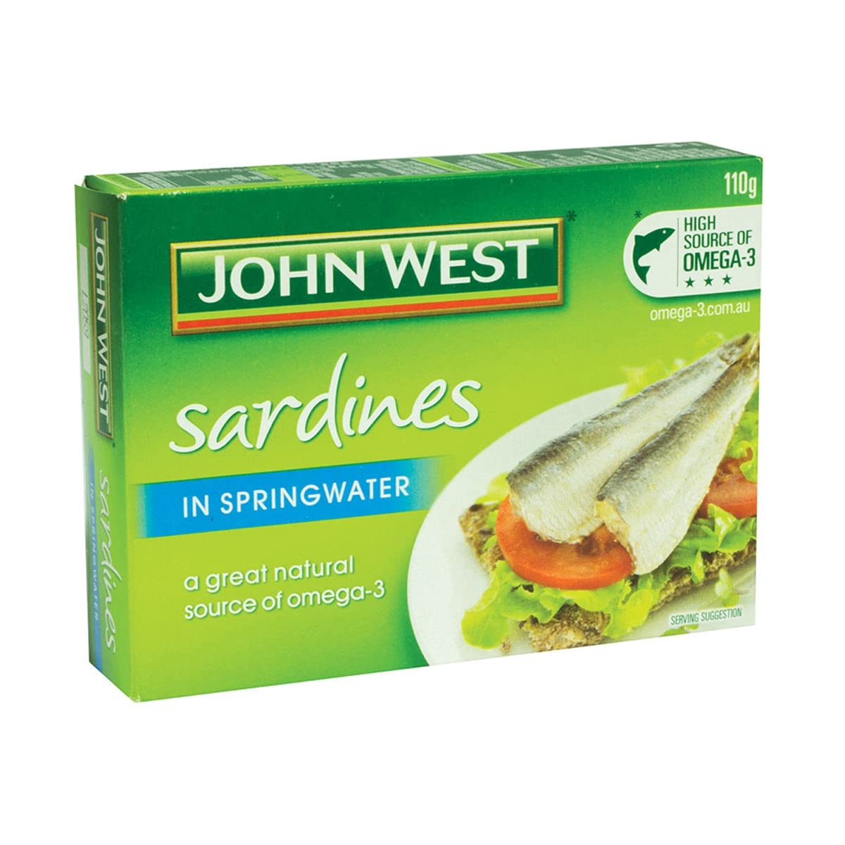 John West Wild Scottish Sardines In Spring Water 20 x 110 g