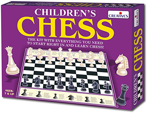 Image of Creative's Children's Chess Game for Kids | Learn Chess Step-by-Step with Illustrated Board & Activity Book | Strategy & Logic Educational Board Game | Ages 7+