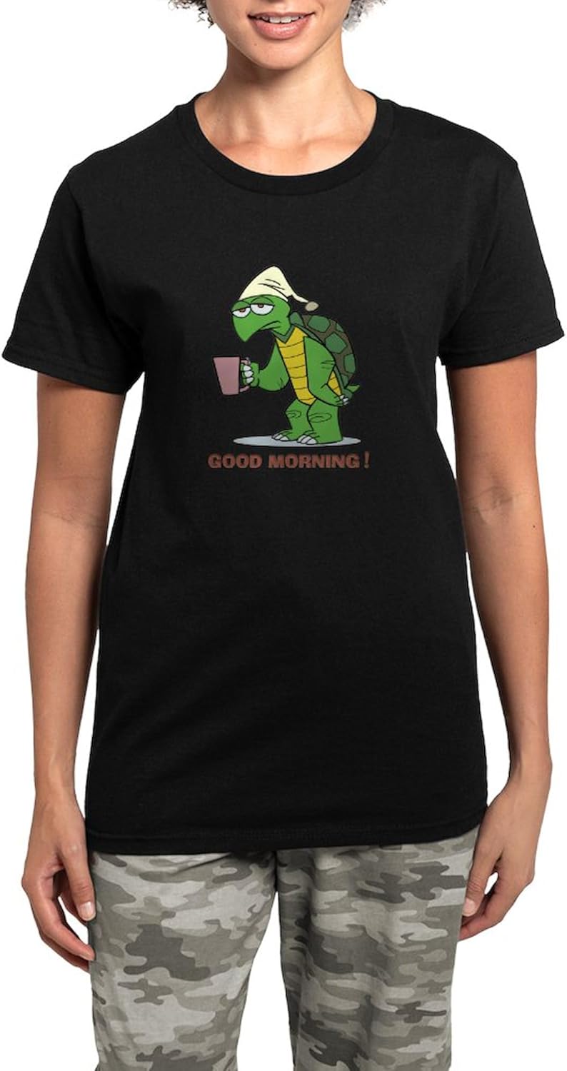 CafePress Good Morning Women's Dark Pajamas Womens Novelty PJ Sleepwear
