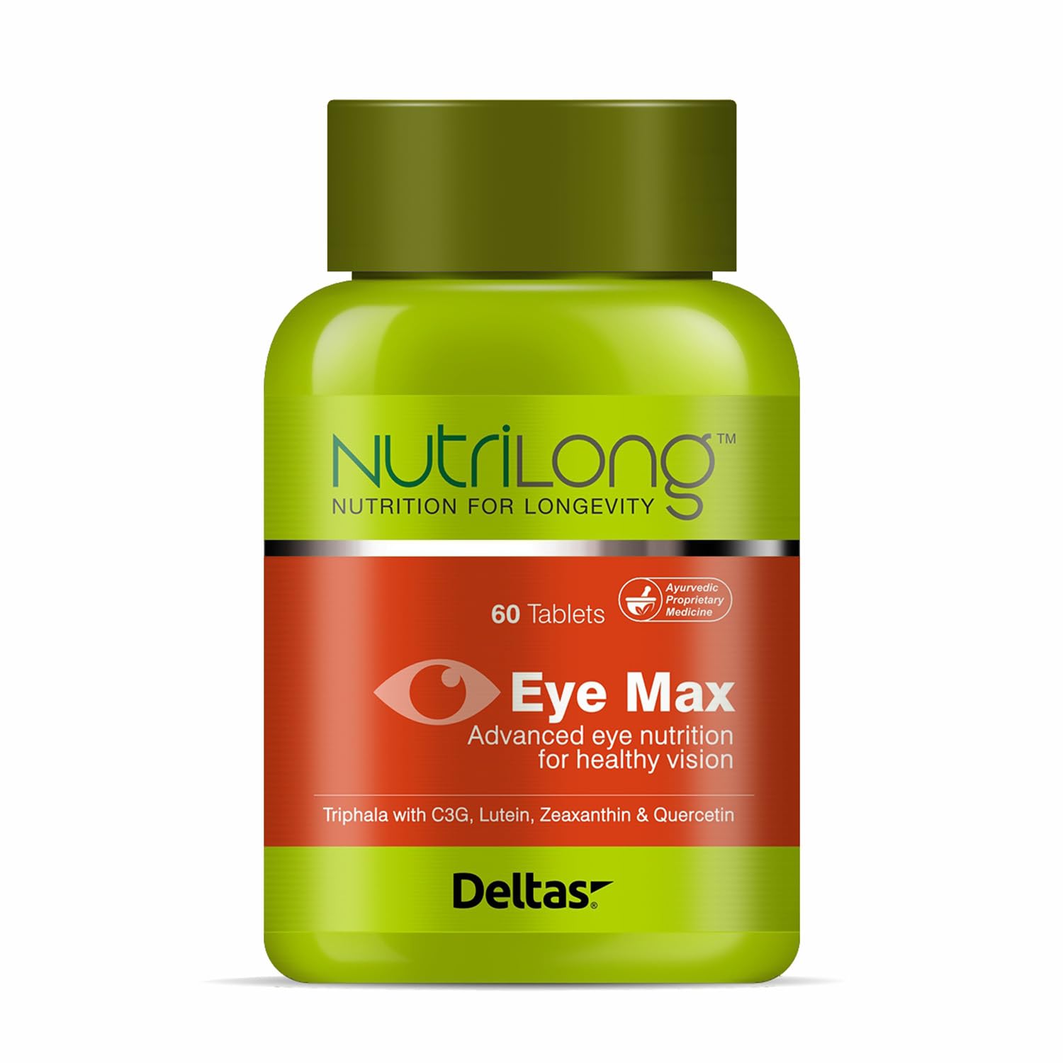 Deltas Nutrilong Eye Max | Advanced Eye Health Supplement With Lutein, Zeaxanthin & Essential Vitamins | Eye Protection & Reduces Eye Strain - 60 Tablets For Optimal Eye Health-image-27
