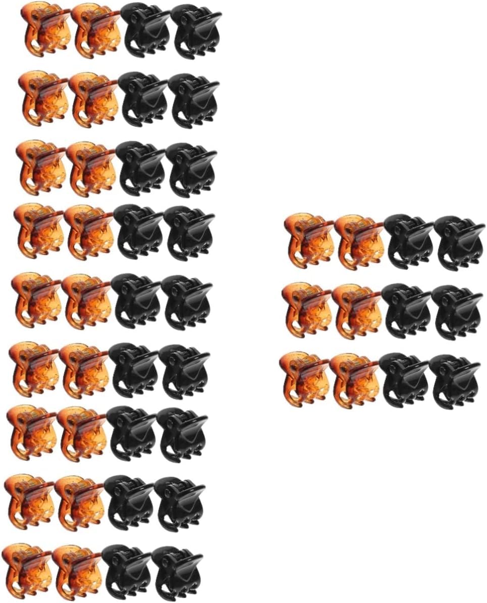 Haarspangen für Haare Klaue 24 Stück Mini Haarspangen für Damen Haaraccessoires für Frauen Mini Clips für Klaue für dünne Haare Haarspange für Haar für bam