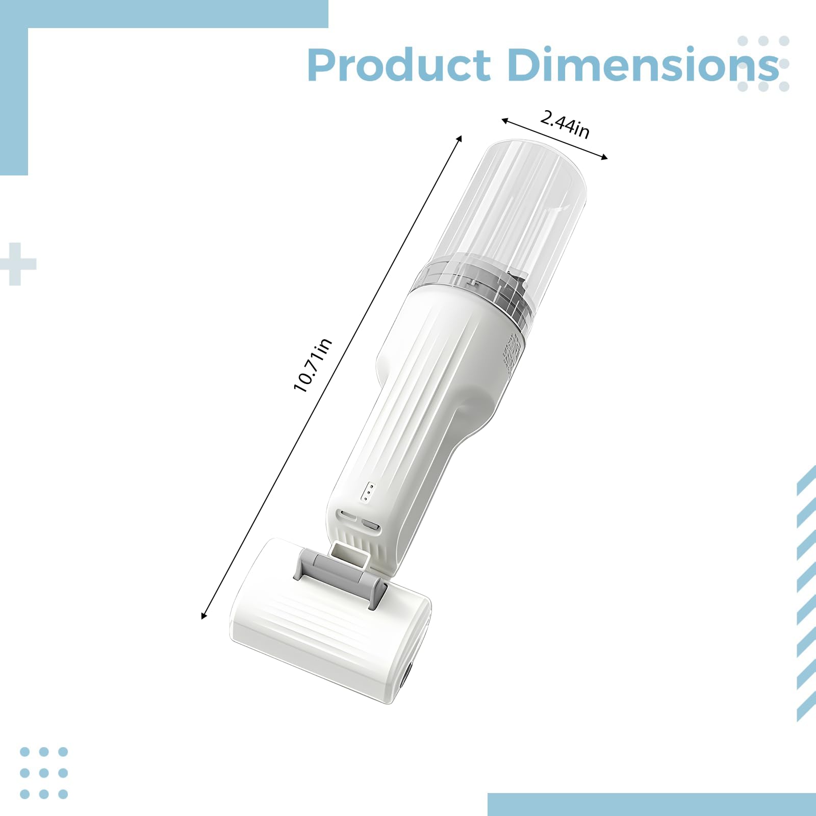 Kit de aseo 5 en 1 para perros y gatos, aspiradora inalámbrica para pelo de mascotas, cepillo eléctrico y colector, herramienta de eliminación de pelo para el hogar