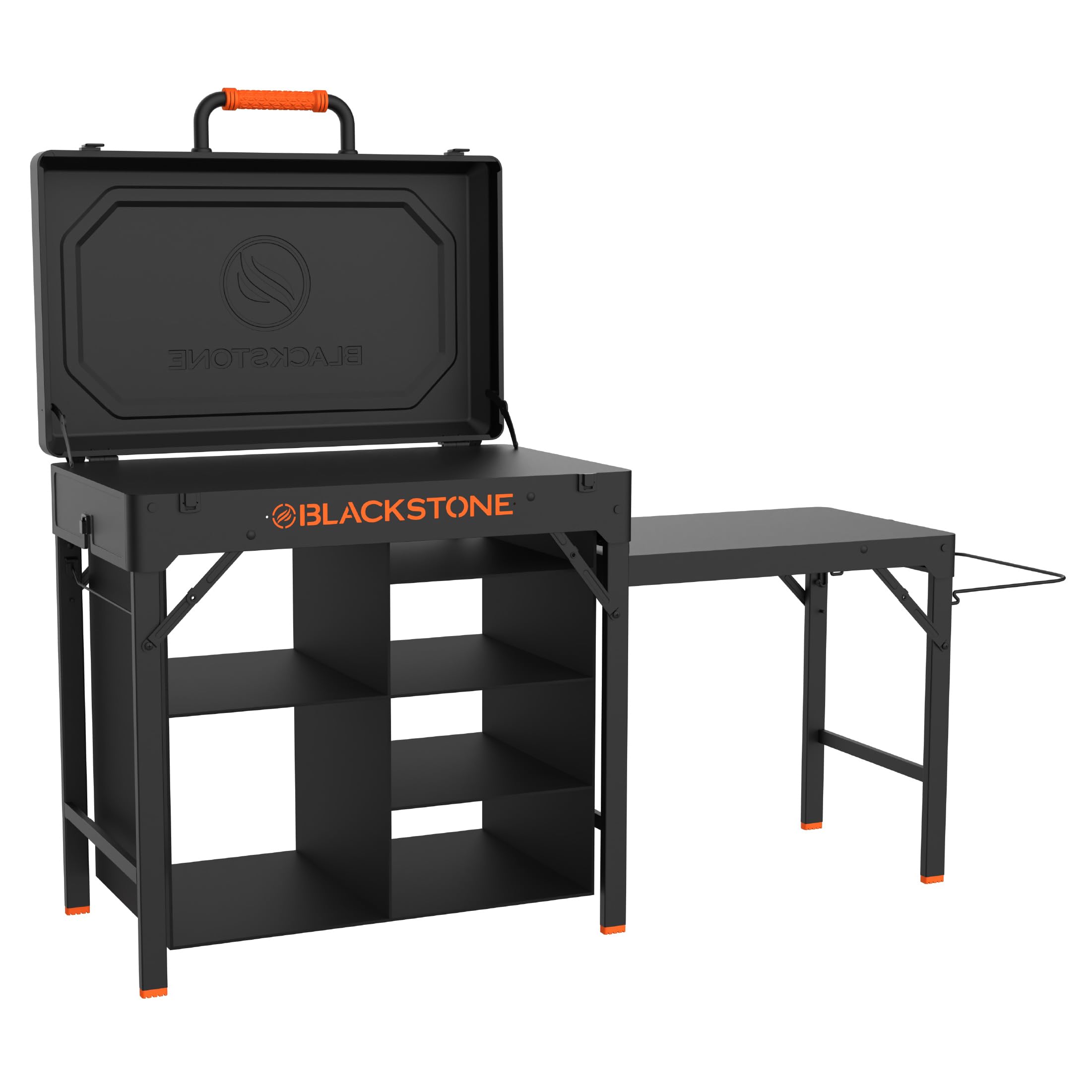 Blackstone 2237 On-The-Go Prep Table with Collapsible Carry Case Design, Powder Coated Steel, Black