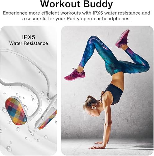 Miniatura 6 de Purity Auriculares Air Open Ear  True Air Conduction Auriculares inalámbricos Bluetooth con doble micrófono para iPhoneAndroid  Comodidad de larga