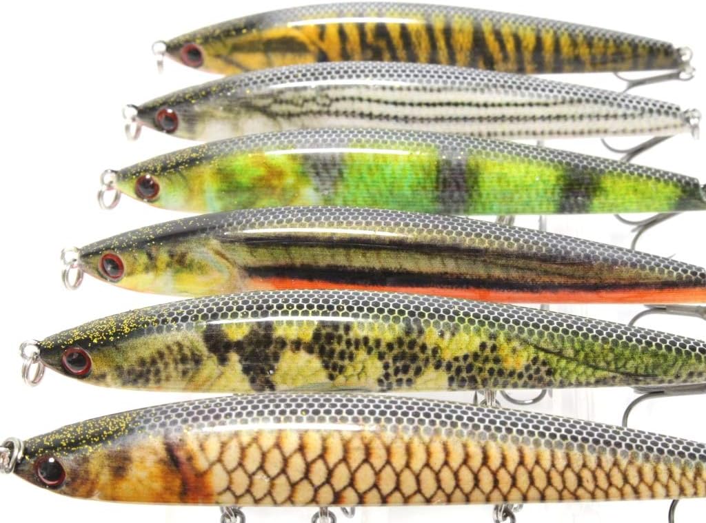 wLure Minnow Crankbait for Bass Fishing Bass Lure Jerkbait Fishing Lures and Tackle Box