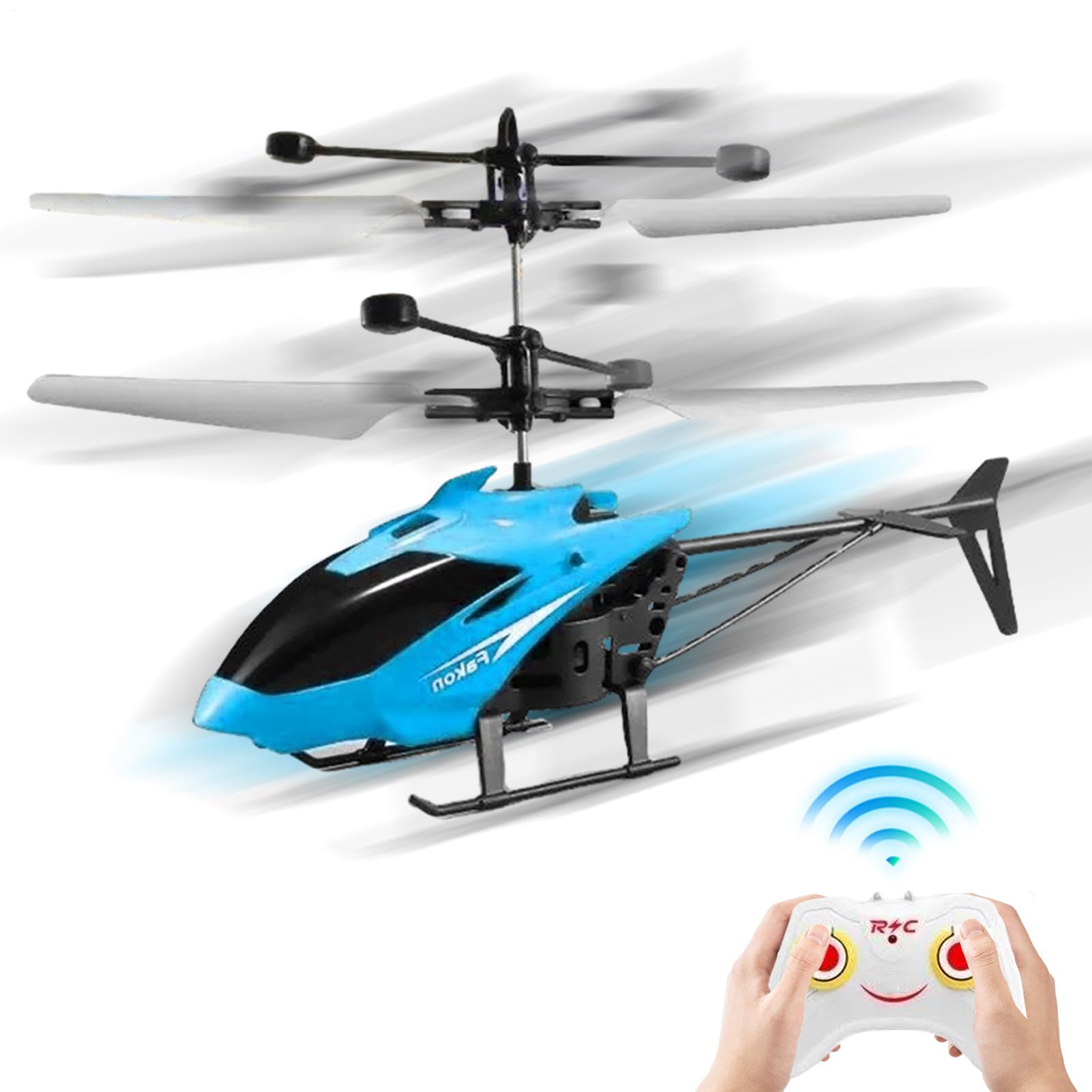 Genérico De Helicóptero De Control Remoto - Drone De Avión con Sensor, Helicóptero RC para Niños | Folleto Flotante Interior Ligero Resistente A Choques por Inducción Manual con Batería De Liti
