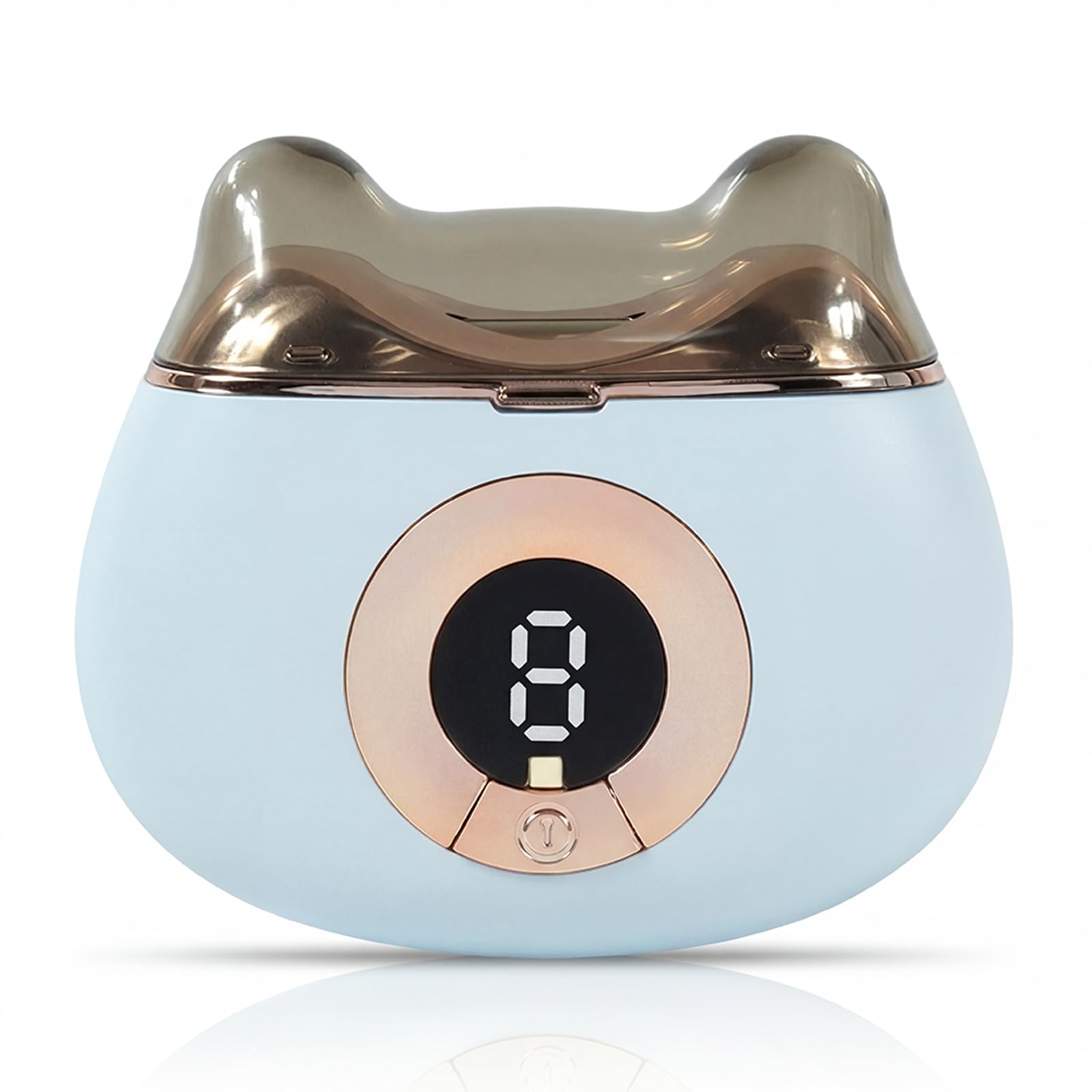 Kytpyi Cortauñas Electrico, Corta Uñas Electrico, Cortauñas Inteligente con 3 Velocidades Ajustable, Iluminación LED, Recargable Automático Corta Uñas para Adultos, Personas Mayores y Niños (Azul)