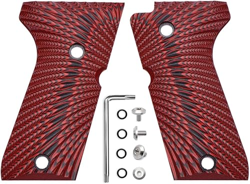 Miniatura 6 de Guuun Empuñaduras G10 para Beretta 9296 Compacto, Textura Táctica Sunburst