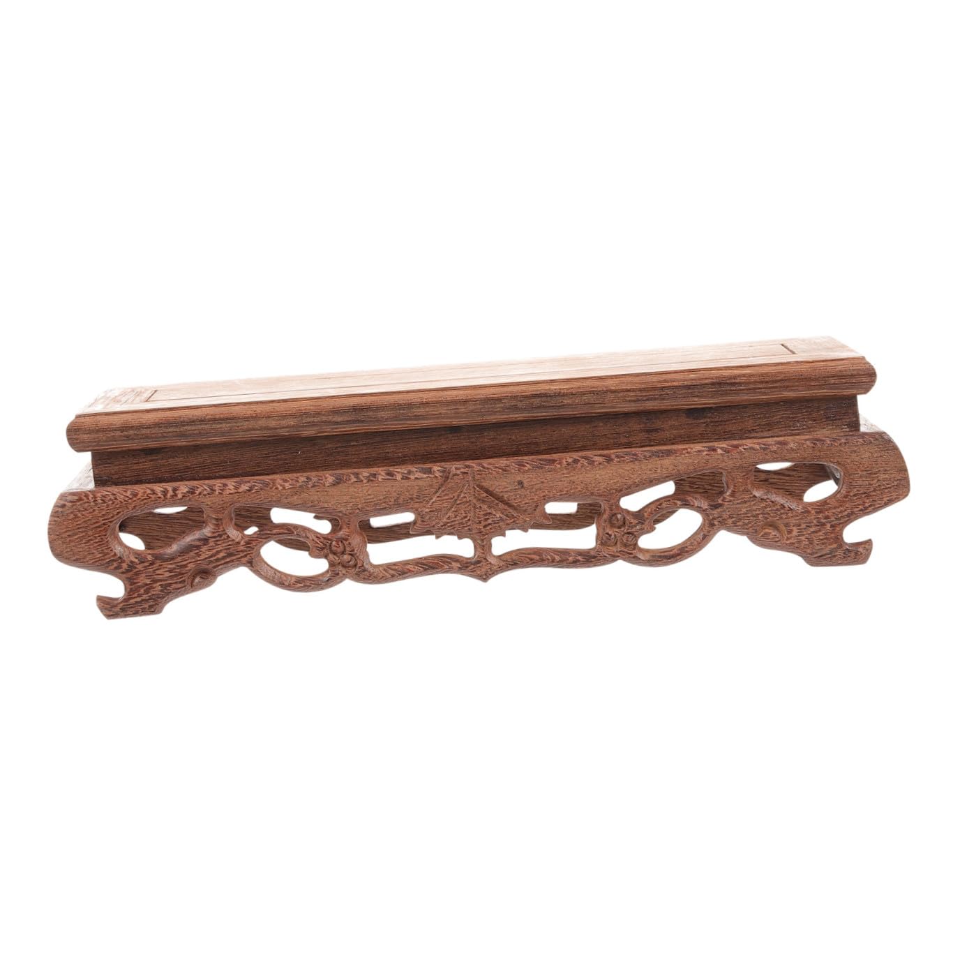 SHINEOFI Base Capacità di Carico e Resistente alla Deformazione in Legno Rettangolare per Espositore da Tavolo per Acquari e Vasi Decorativi