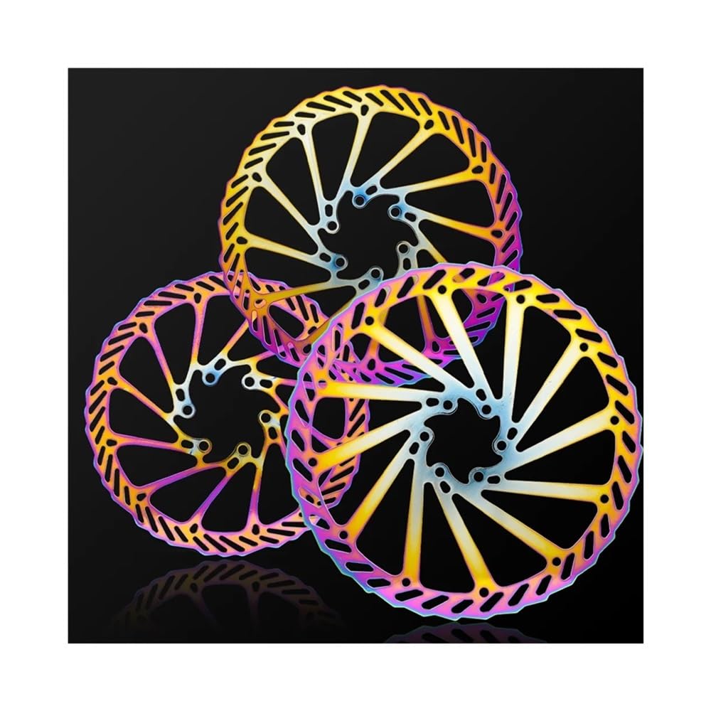 G3 - Disco freno Mtb 160 180 mm per mountain bike, rotore meccanico idraulico per bicicletta Vtt Bmx Road ultra leggero (nero, 160 mm)