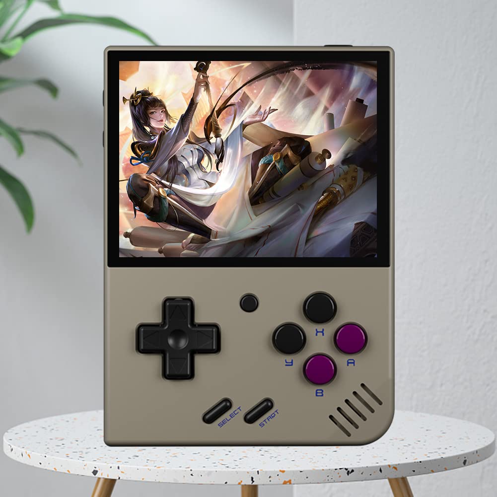 Kexpery Mini Plus Console di gioco portatile retrò portatile Sistema Linux Schermo IPS da 3,5 pollici Console for videogiochi classica Supporto WiFi ricaricabile 3000mAh Regalo for bambini e