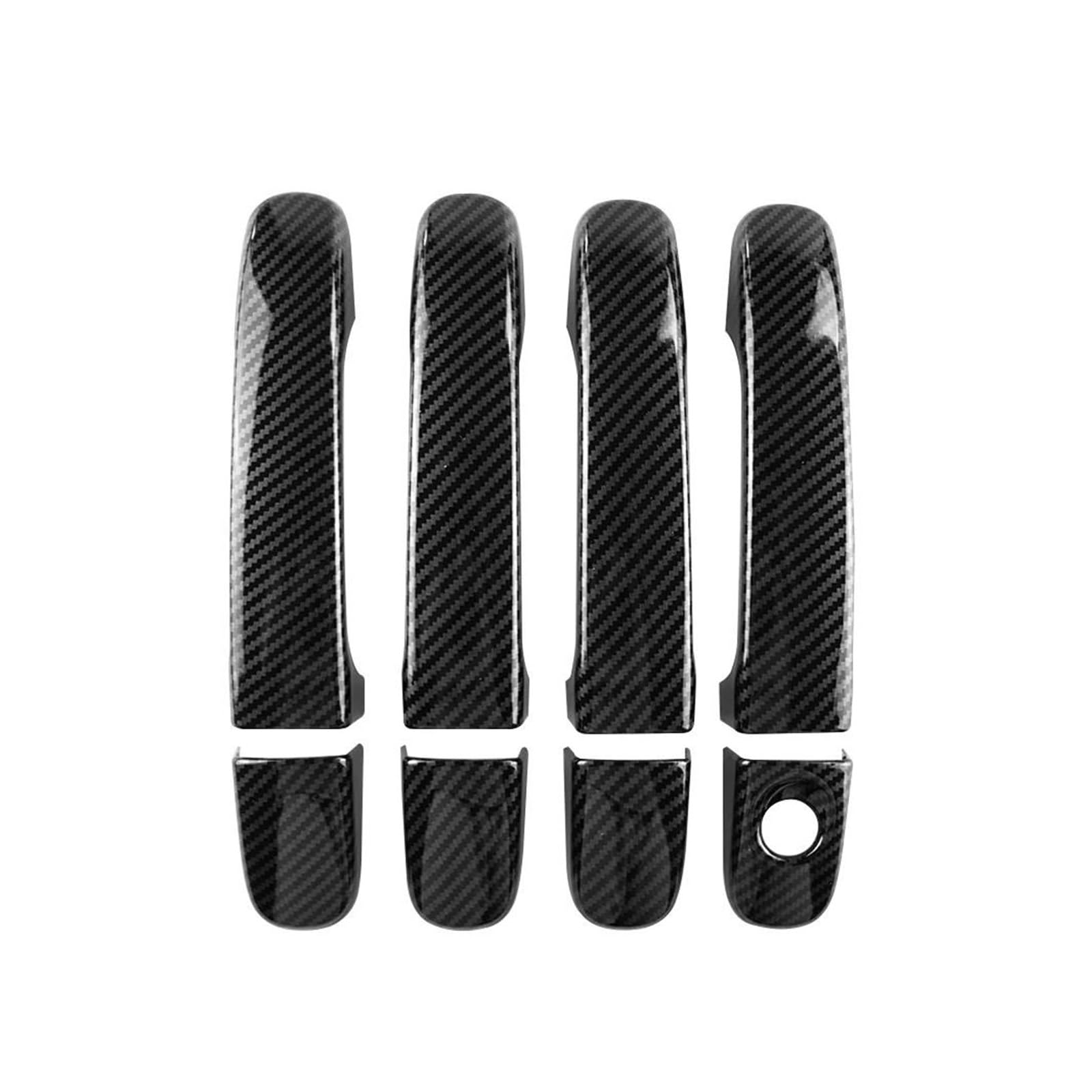 Garniture de poignée de porte extérieure Ford Ranger T6 accessoire de carrosserie anti-rayure noir