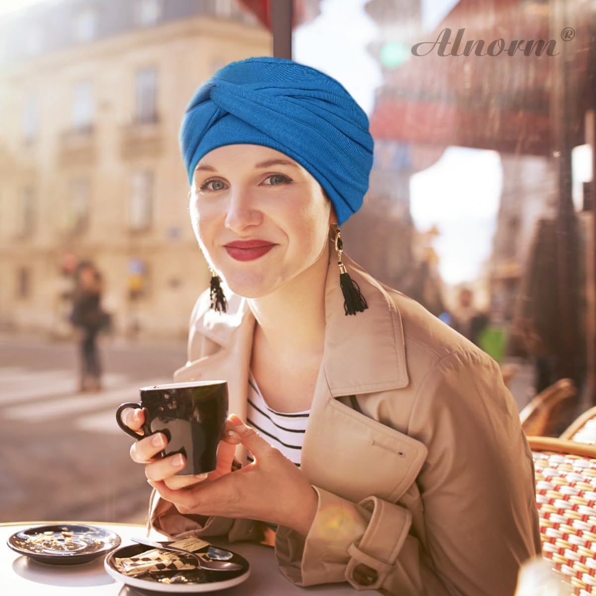 Alnorm Chemo Headwear, Viscose Hat for Women, Head Wraps Scarf Turban for Ladies - Image 6