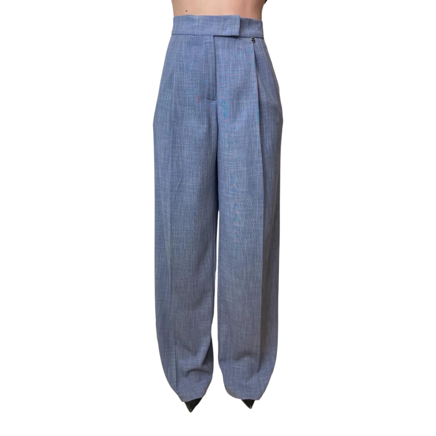 Pantaloni Donna Liu Jo WA6167 pantalon noir stretch coupe droite