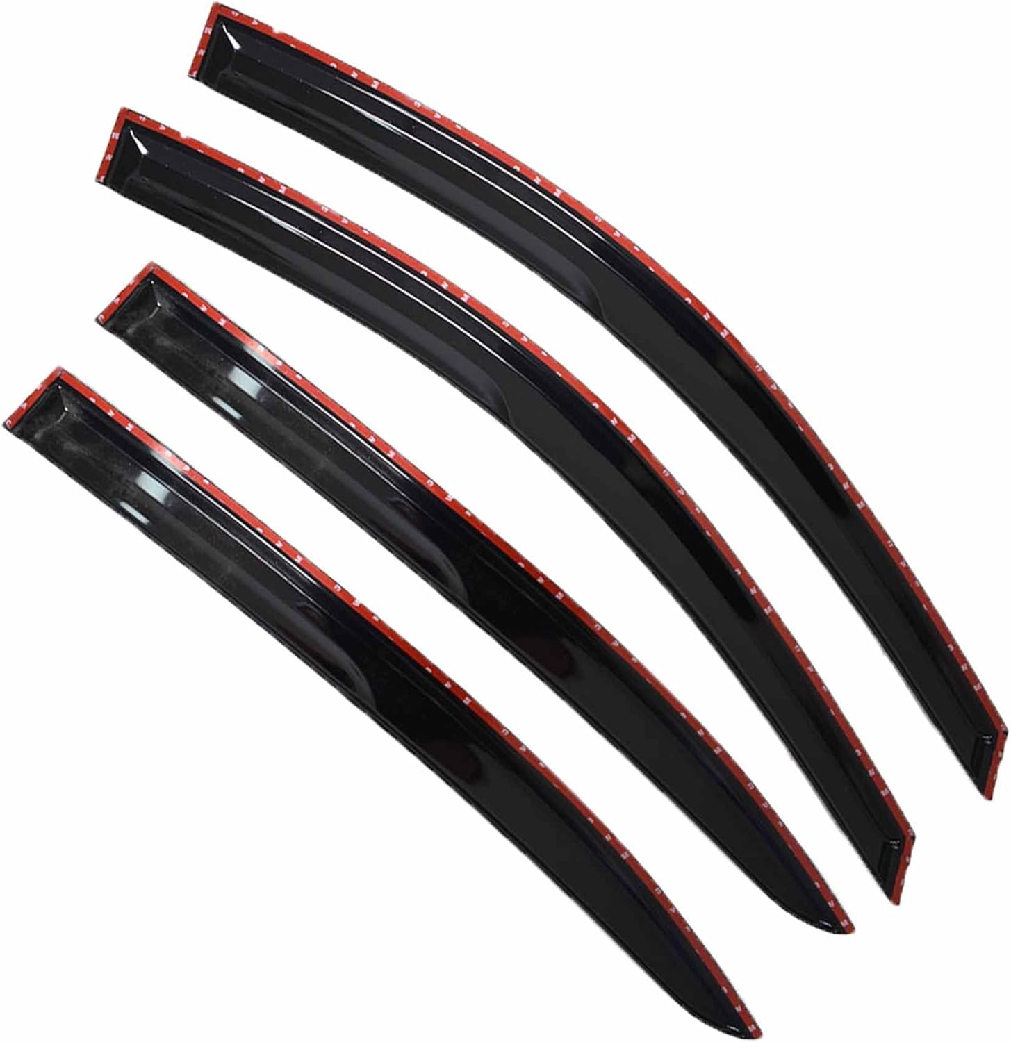 4-Pack Window Visor Rain Guard Vent Shade Deflectors Replacement for 2008-2012 Accord Sedan 4-Door