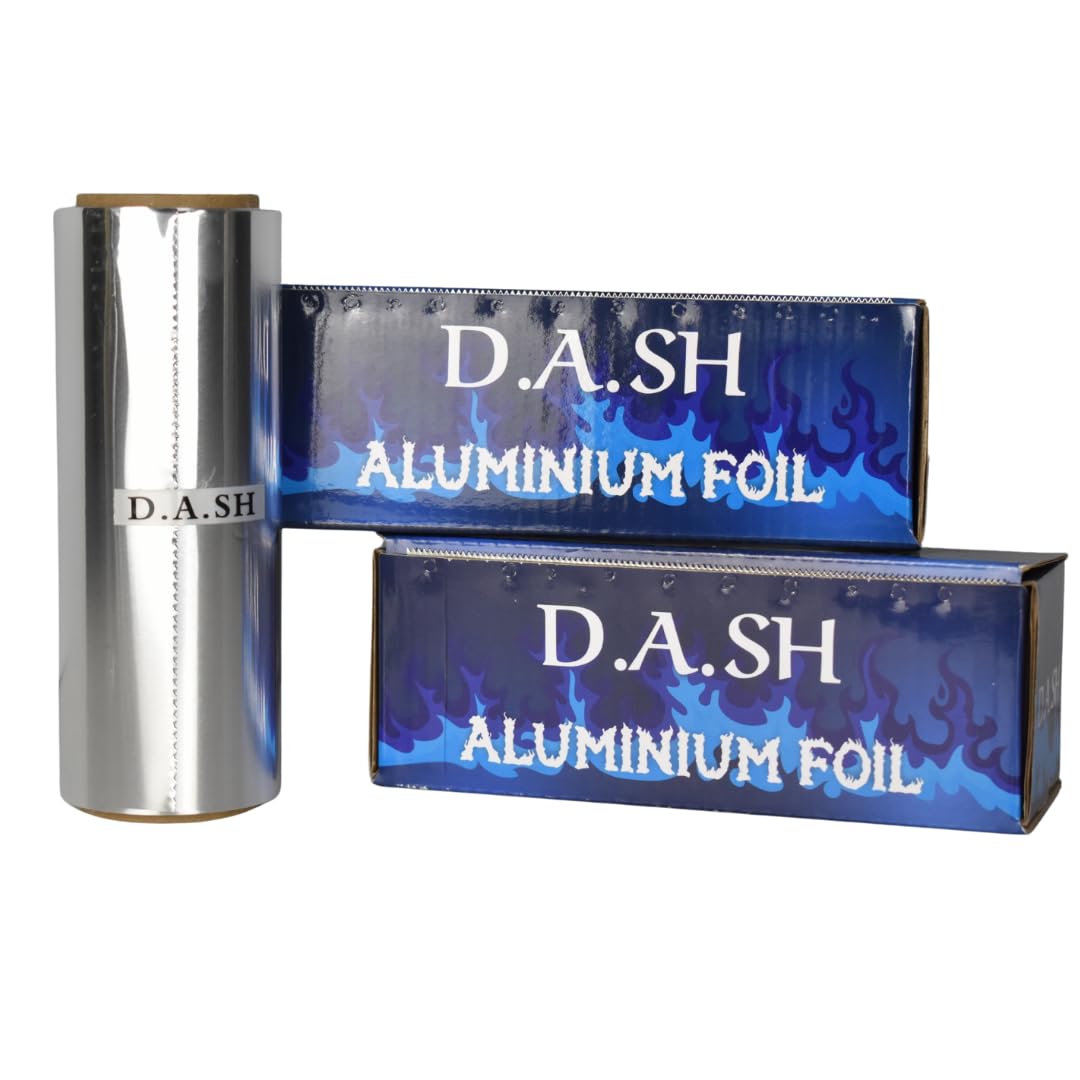 Pack de 10 rollos de aluminio especial para cachimbas - 25 m - 40 micras | Sierra incorporada para cortar - Estudiado y diseñado para optimizar el calor y dar una mejor experiencia con tu shisha
